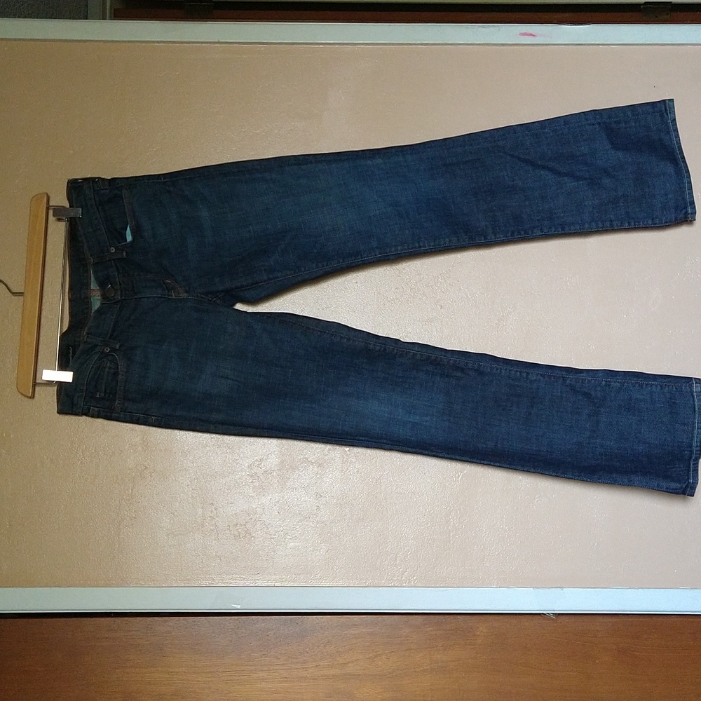 Citizens Of Humanity Kelly Low Waist Bootcut Dark Blue Denim Jeans Size 31